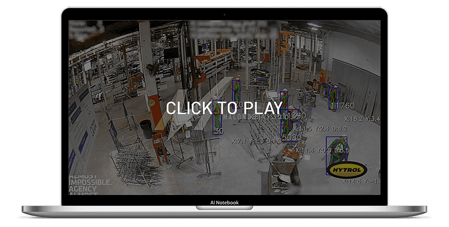 Passive tracking of workers performance using
Artificial Intelligence.
